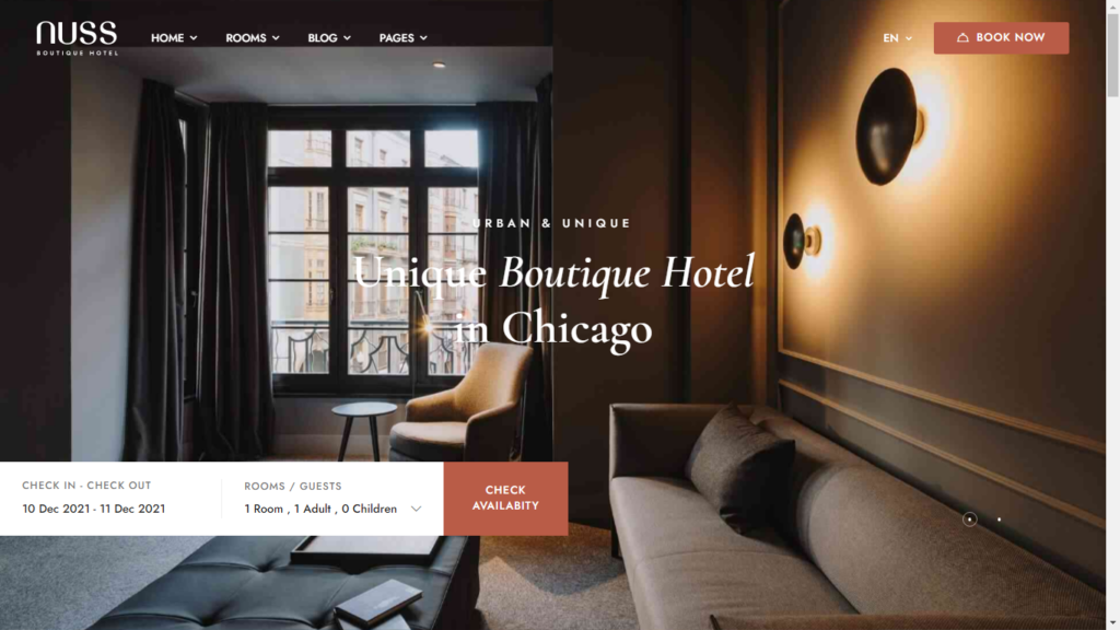 WordPress themes for Hotel Rooms | 07 Top 2022 Themes