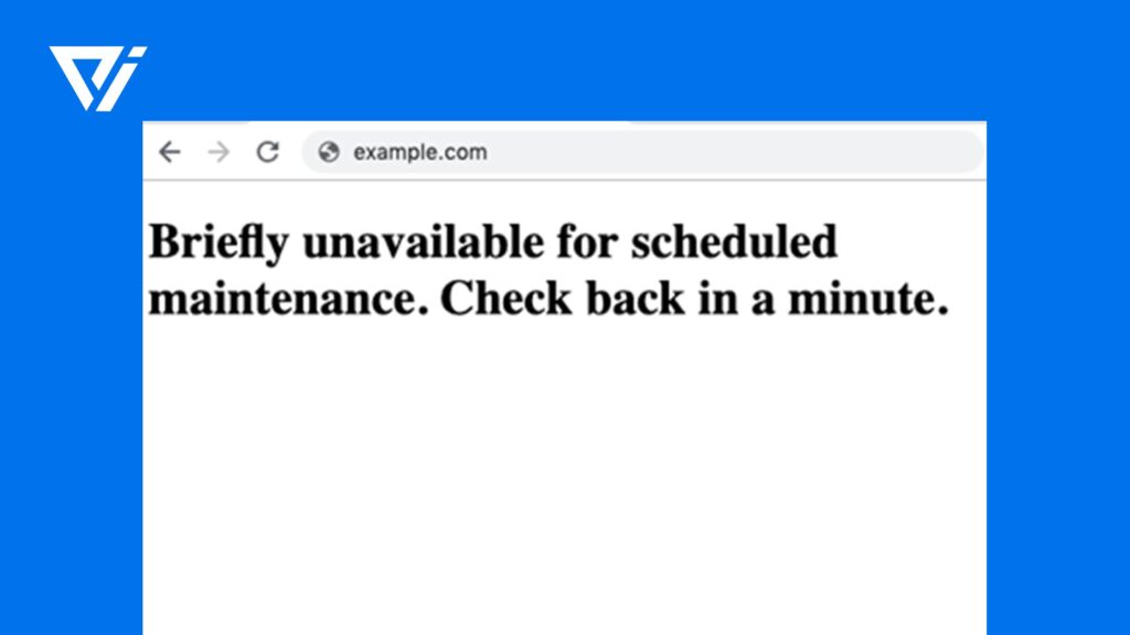10) Briefly Unavailable for Scheduled Maintenance Error in WordPress